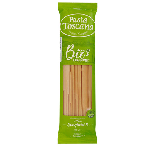 Pasta Toscana Bio Organic Spaghetti Pasta No.6 500 g Lulu Hypermarket
