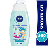 Nivea Kids 2in1 Shower Gel & Shampoo With Bio Aloe Vera & Apple Scent Tear-Free Formula 500 ml