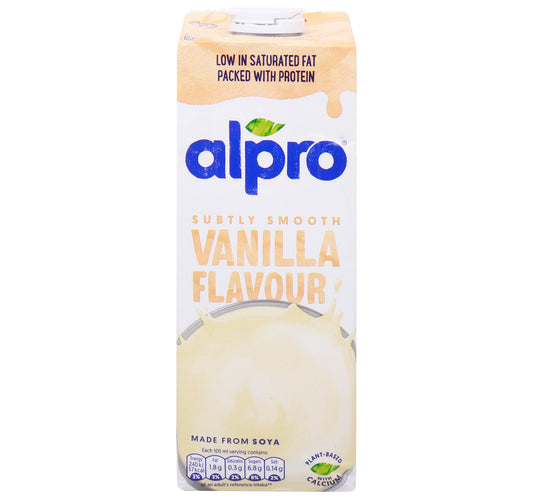 Alpro Soya Milk Vanilla Flavour 1 Litre Lulu Hypermarket