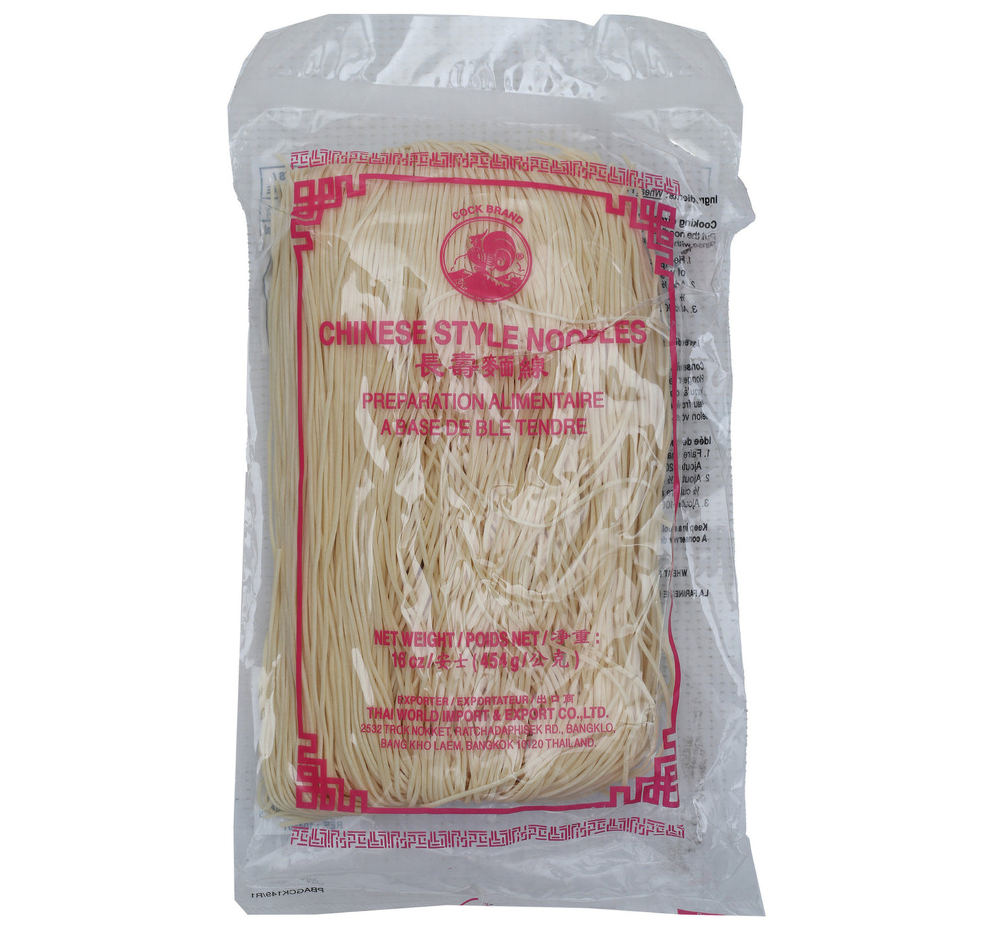 Cock Chinese Noodles 454 g