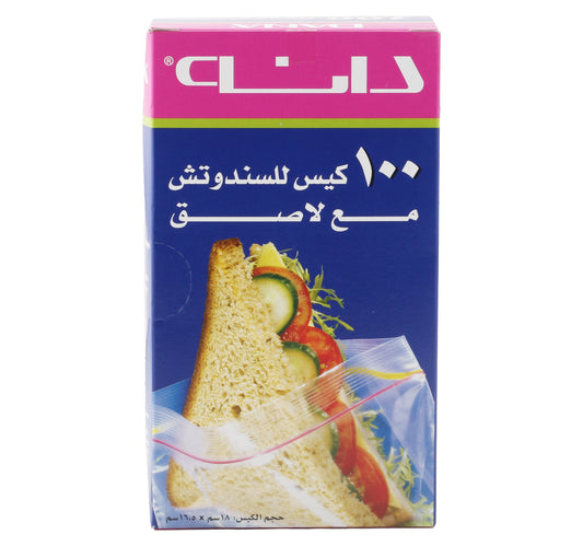 Dana Resealable Sandwich Bags 100 pcs