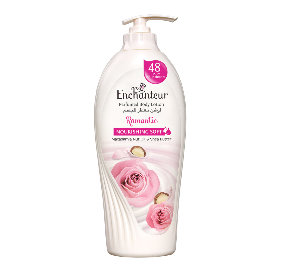 Enchanteur Nourishing Soft Romantic Lotion with Macadamia Nut Oil and Shea Butter 500 ml