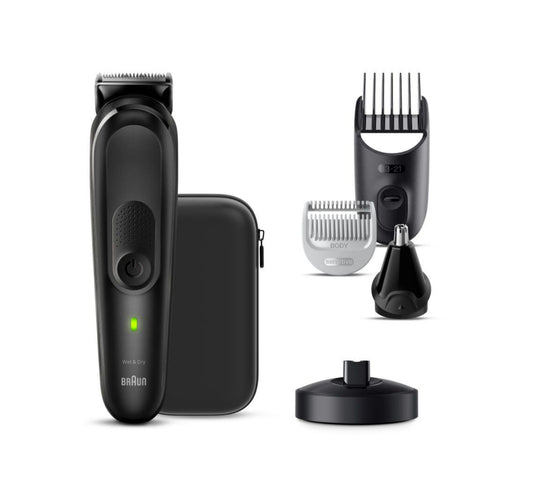 Braun 17-in-1 Style Kit All-In-One Beard & Body Grooming Kit, Black, MGK7490
