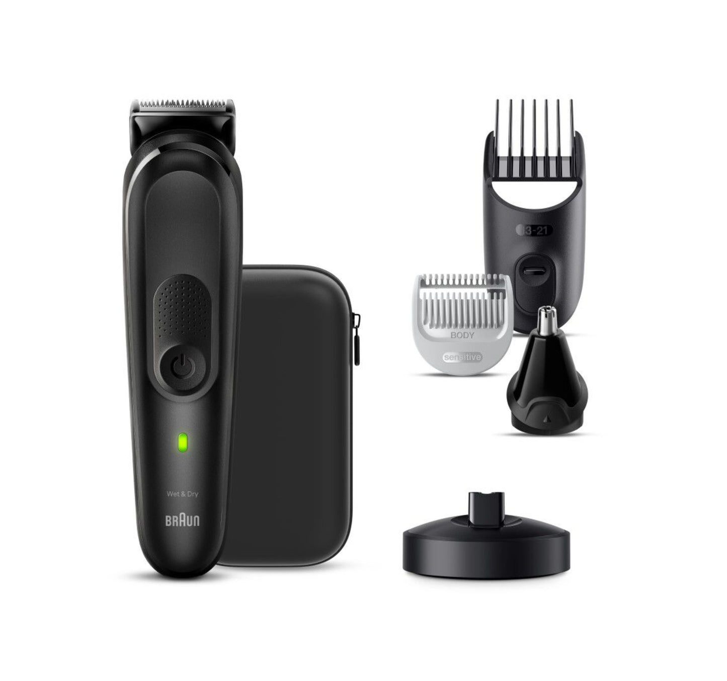 Braun 17-in-1 Style Kit All-In-One Beard & Body Grooming Kit, Black, MGK7490