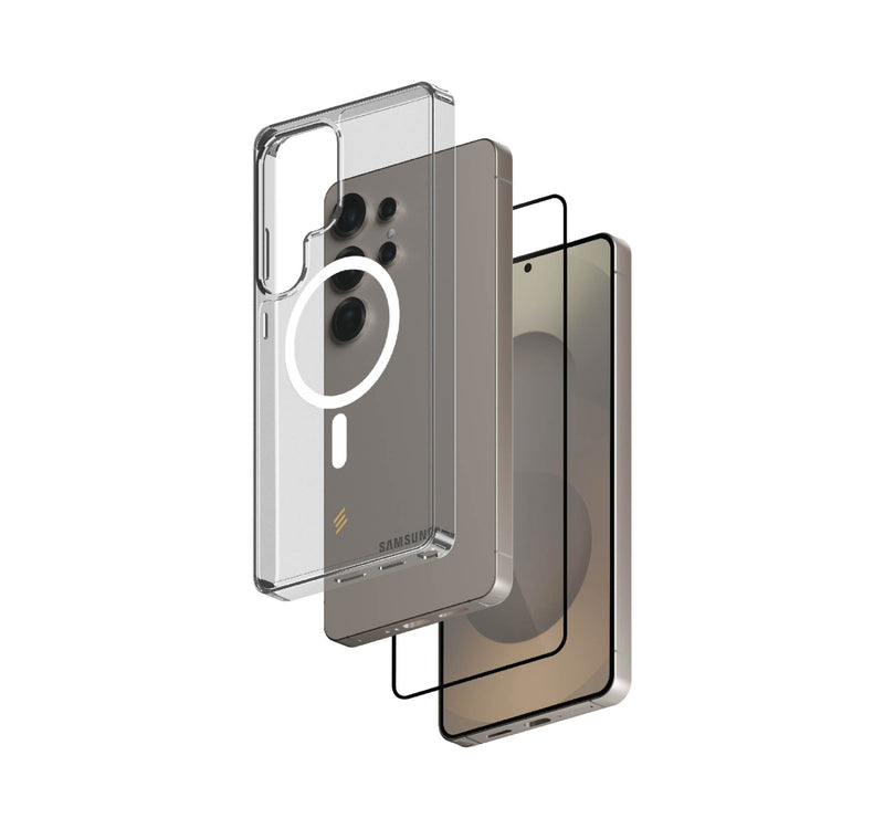 Smartix Samsung Galaxy S25 Ultra Magnetic Clear Case + Screen Protector IGS25ULM GBN Lulu Hypermarket
