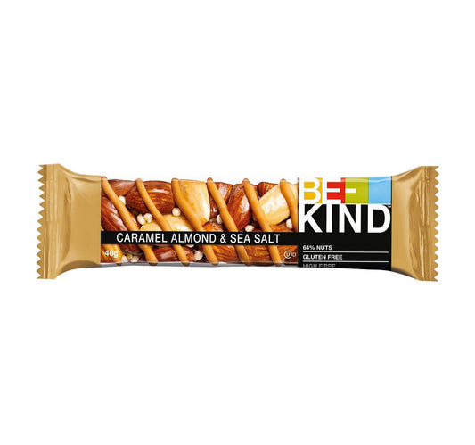 Be-Kind Caramel Almond & Sea Salt Bar 40 g Lulu Hypermarket