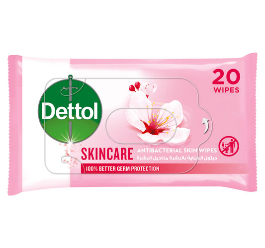 Dettol Antibacterial Wipes Skincare 20pcs
