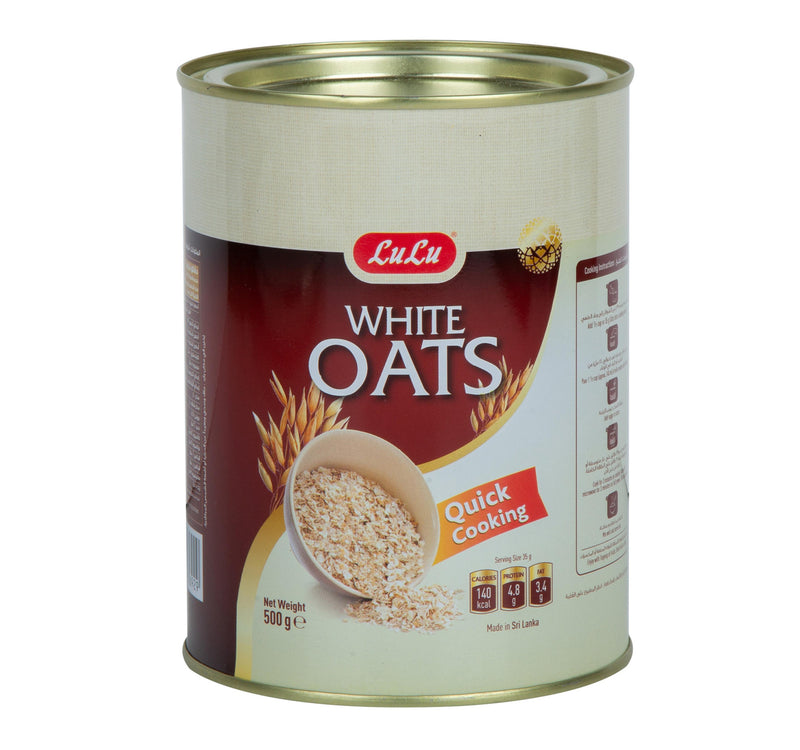 LuLu White Oats 500 g Lulu Hypermarket