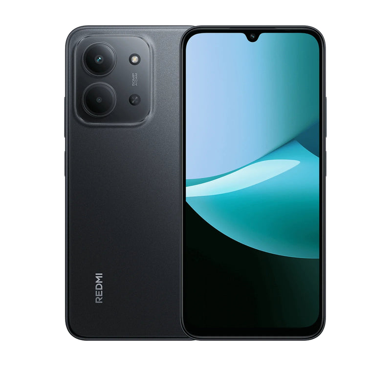 هاتف ذكي Redmi 15c 4G، ذاكرة وصول عشوائي (RAM) سعة 4 جيجابايت، سعة تخزين 128 جيجابايت، لون أسود داكن