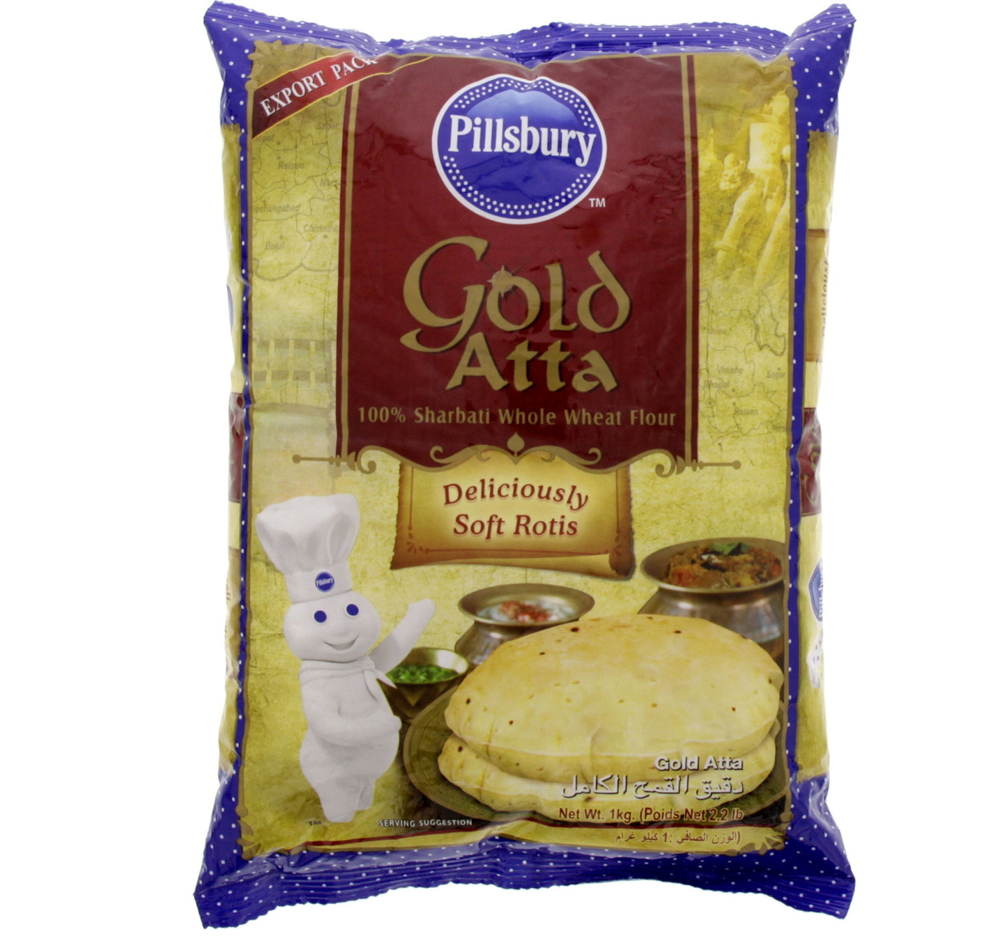 Pillsbury Gold Atta 1 kg Lulu Hypermarket