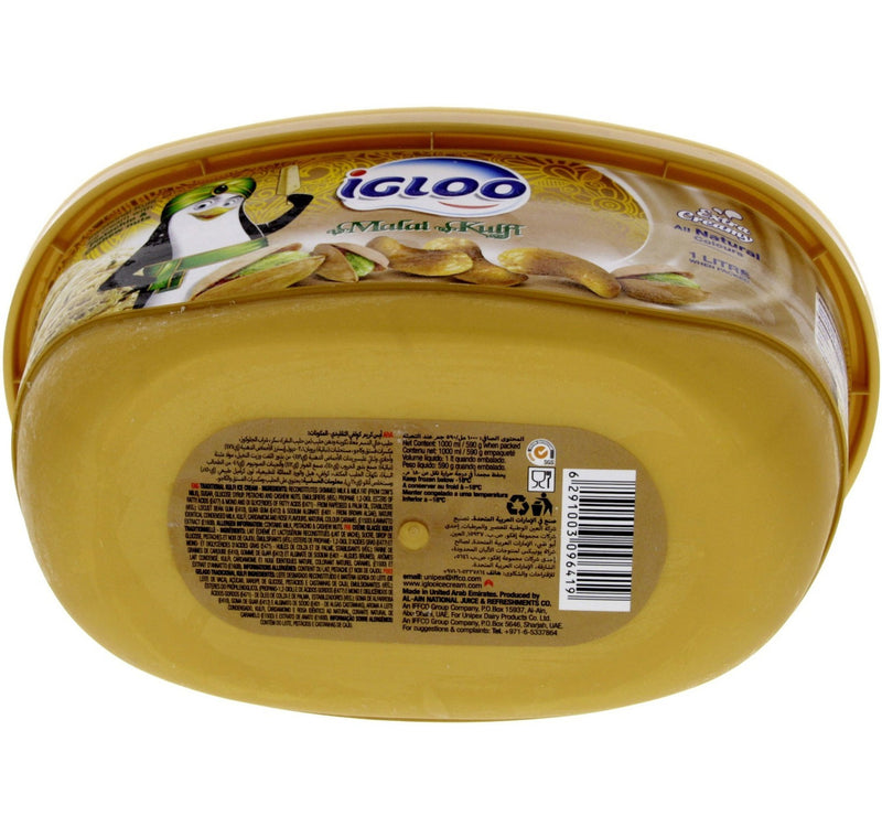 Igloo Malai Kulfi Ice Cream 1 Litre