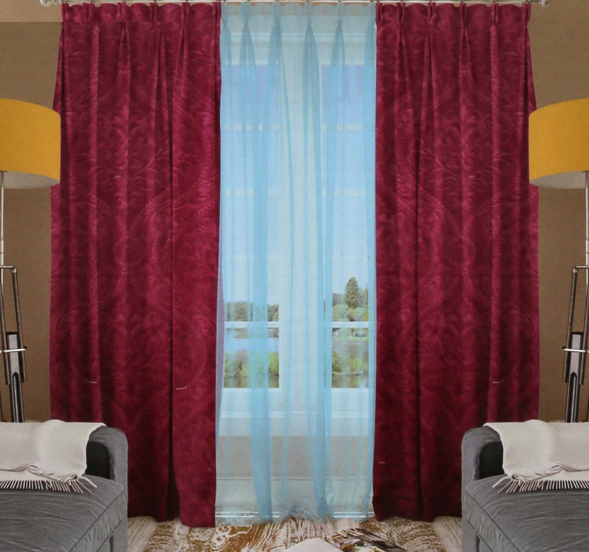 Tomsmith Window Curtain 140x260cm