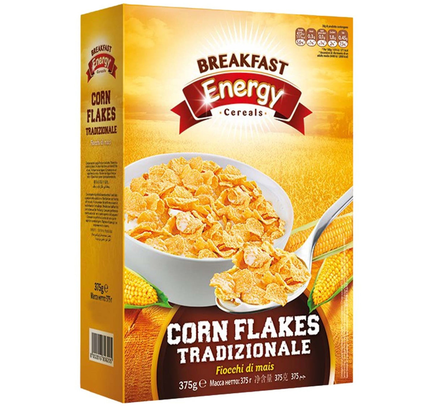 Breakfast Energy Traditional Corn Flakes 375 g
