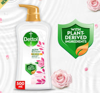 Dettol Activ-Botany Anti-Bacterial Body Wash Rosewater & Hibiscus Scent 500 ml