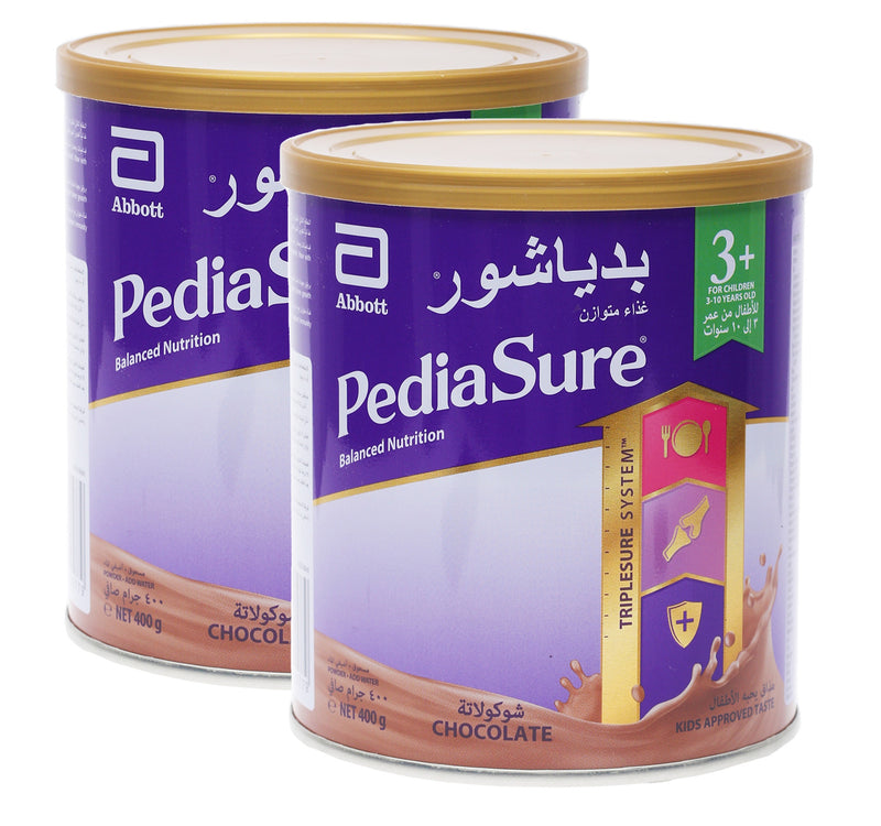 Pediasure Complete Balanced Nutrition Chocolate From 3-10 Years 2 x 400 g