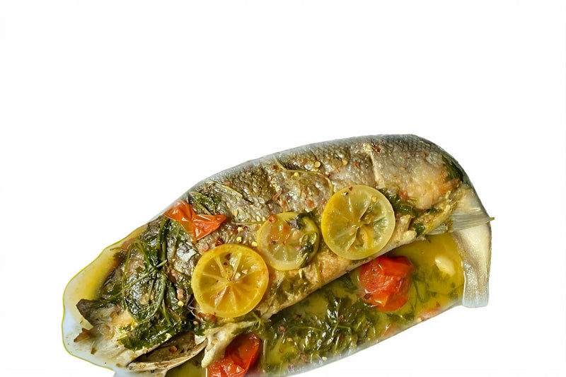 Matfi Seabass Fish with white Sheelani rice Al Lulu Kitchen