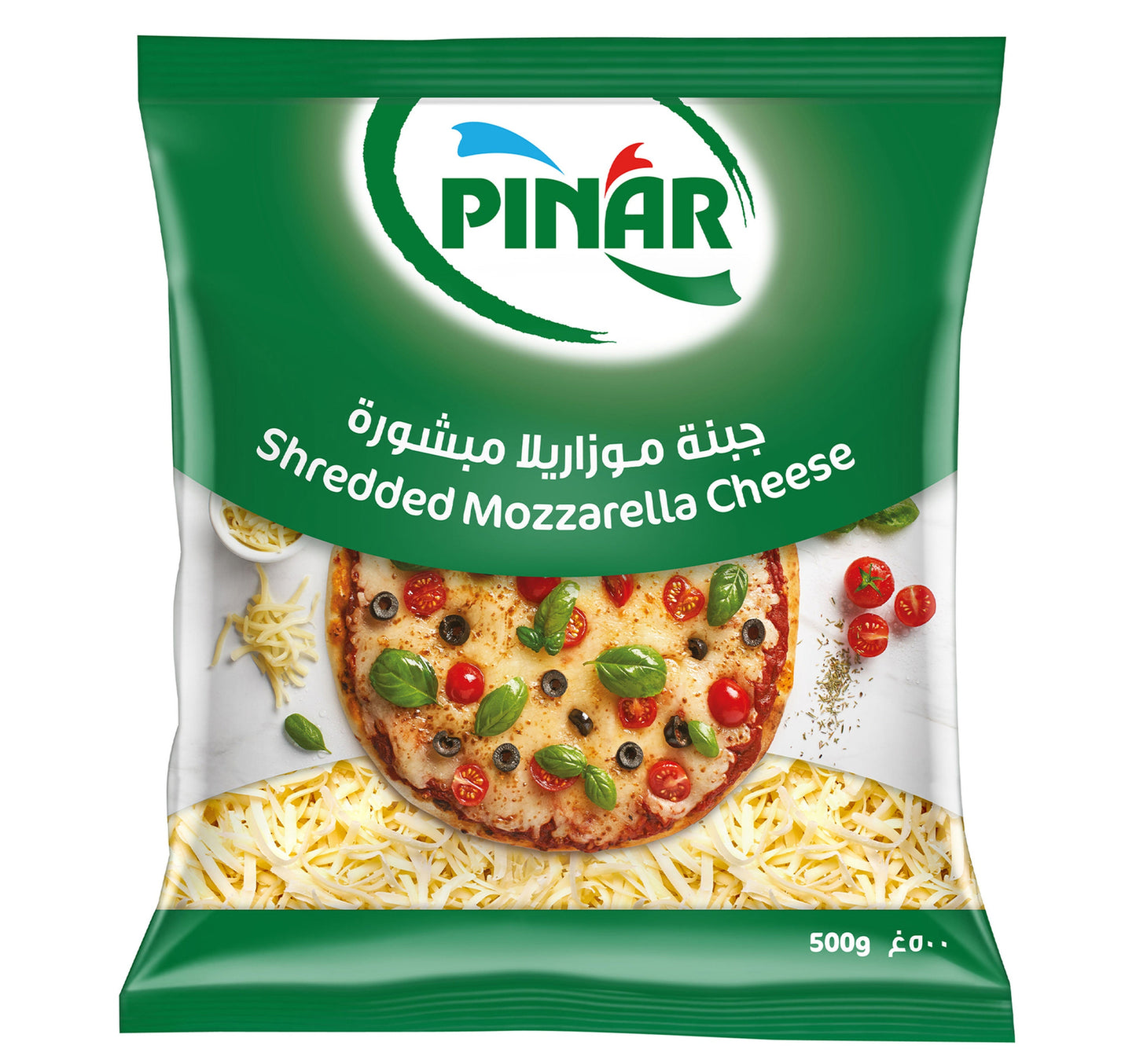 Pinar Shredded Mozzarella Cheese 500 g Sultan Center