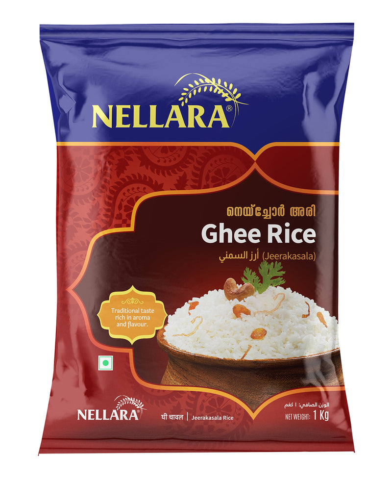 Nellara Ghee Rice (Jeerakasala) 1 kg Lulu Hypermarket
