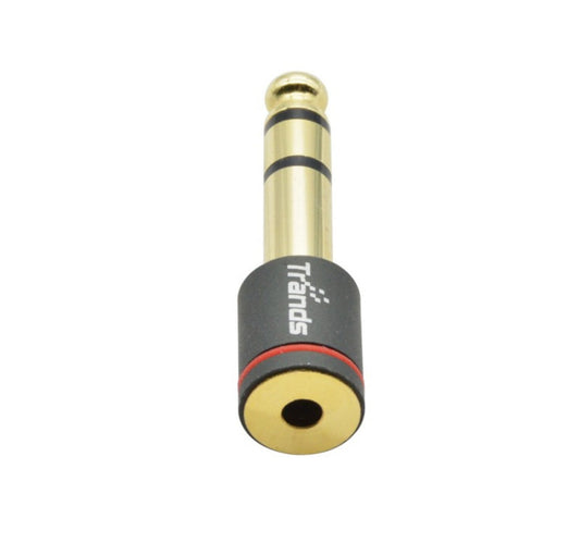 Trands Premium 6.35mm 1/4in To 3.5mm 1/8 Inch Stereo Adapter AD261