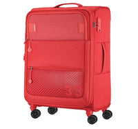 American Tourister Majores 4 Wheel Soft Trolley with TSA Combination Lock, 83 cm, Wine Berry