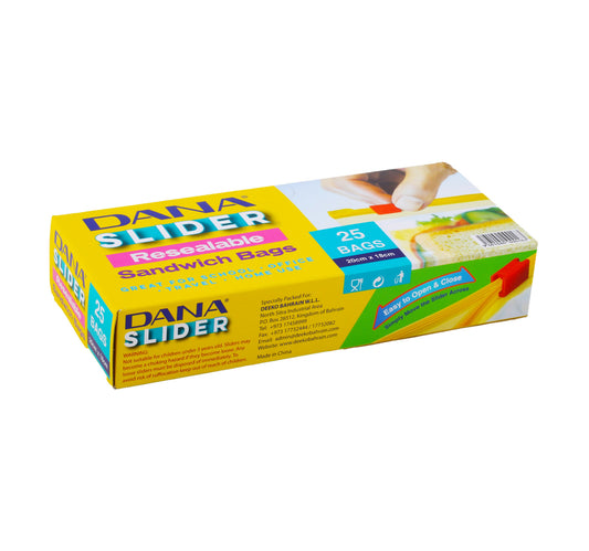 Dana Sandwich Bag With Slider 25 pcs