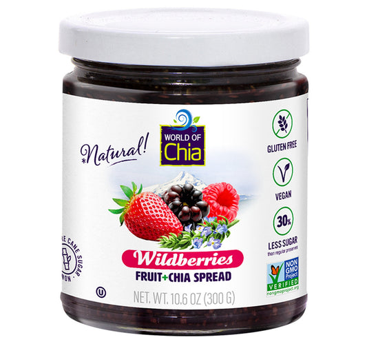 World Of Chia Wildberries Fruit + Chia Spread 300 g