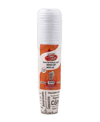 Home Mate Paper Cups With Lid 7oz 25 pcs
