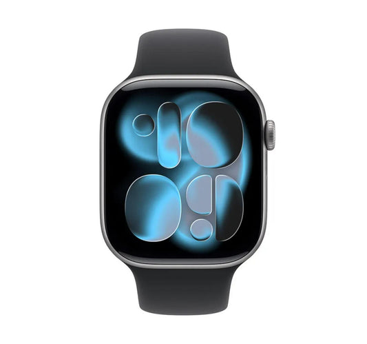 Apple Watch Series 11 GPS + Cellular Smartwatch, 46 mm Space Grey Case with Black Sport Band (M/L), MFCA4AF/A