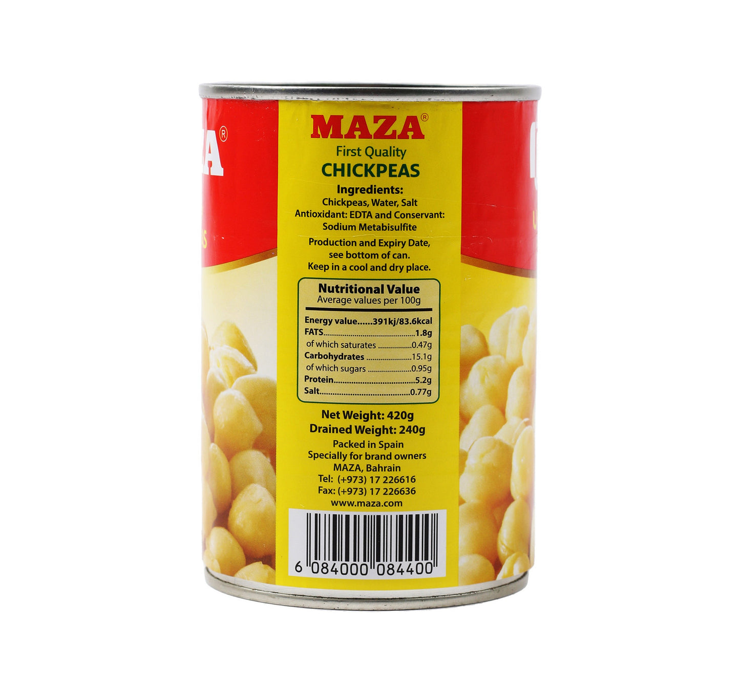 Maza Chick Peas 420 g