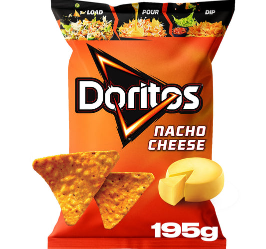 Doritos Nacho Cheese Tortilla Chips 195 g Lulu Hypermarket