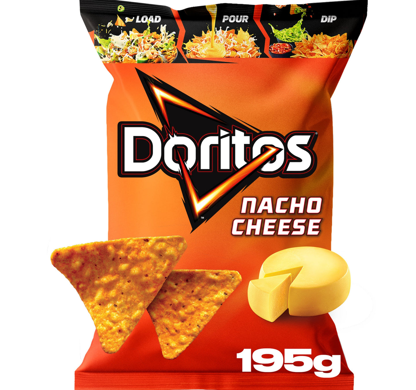 Doritos Nacho Cheese Tortilla Chips 195 g Lulu Hypermarket