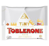Toblerone Tiny Swiss White Chocolate Bar with Honey & Almond Nougat Minis Sharing Pack 200 g Lulu Hypermarket