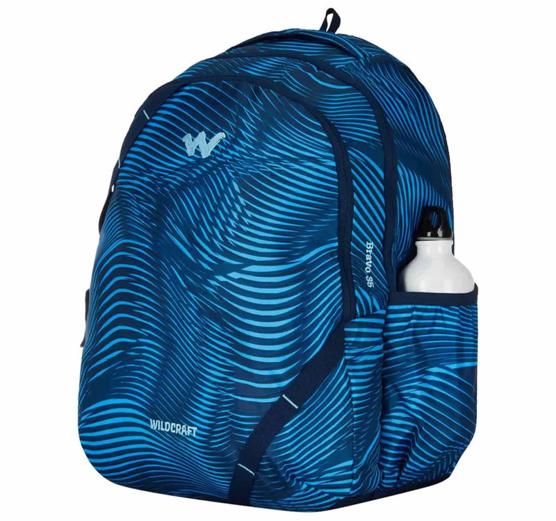 Wildcraft Bravo 35 RC Contour School Bag Pack, 18 Inches, Blue