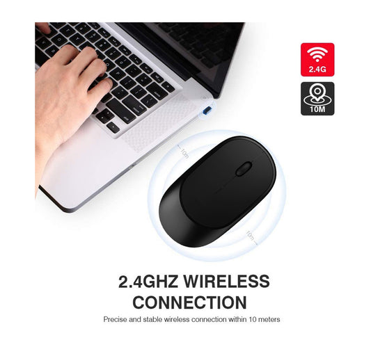Trands 2.4G Wireless Portable Mouse for laptop, desktop and PCs, Plug and Play Optical Mouse MU257