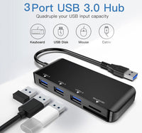 Trands 5in1 USB Card Reader, Black, TR-CR217