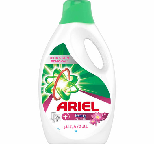 Ariel Automatic Downy Laundry Detergent Liquid Gel Number 1 in Stain Removal with 48 Hours of Freshness 2.8 Litres