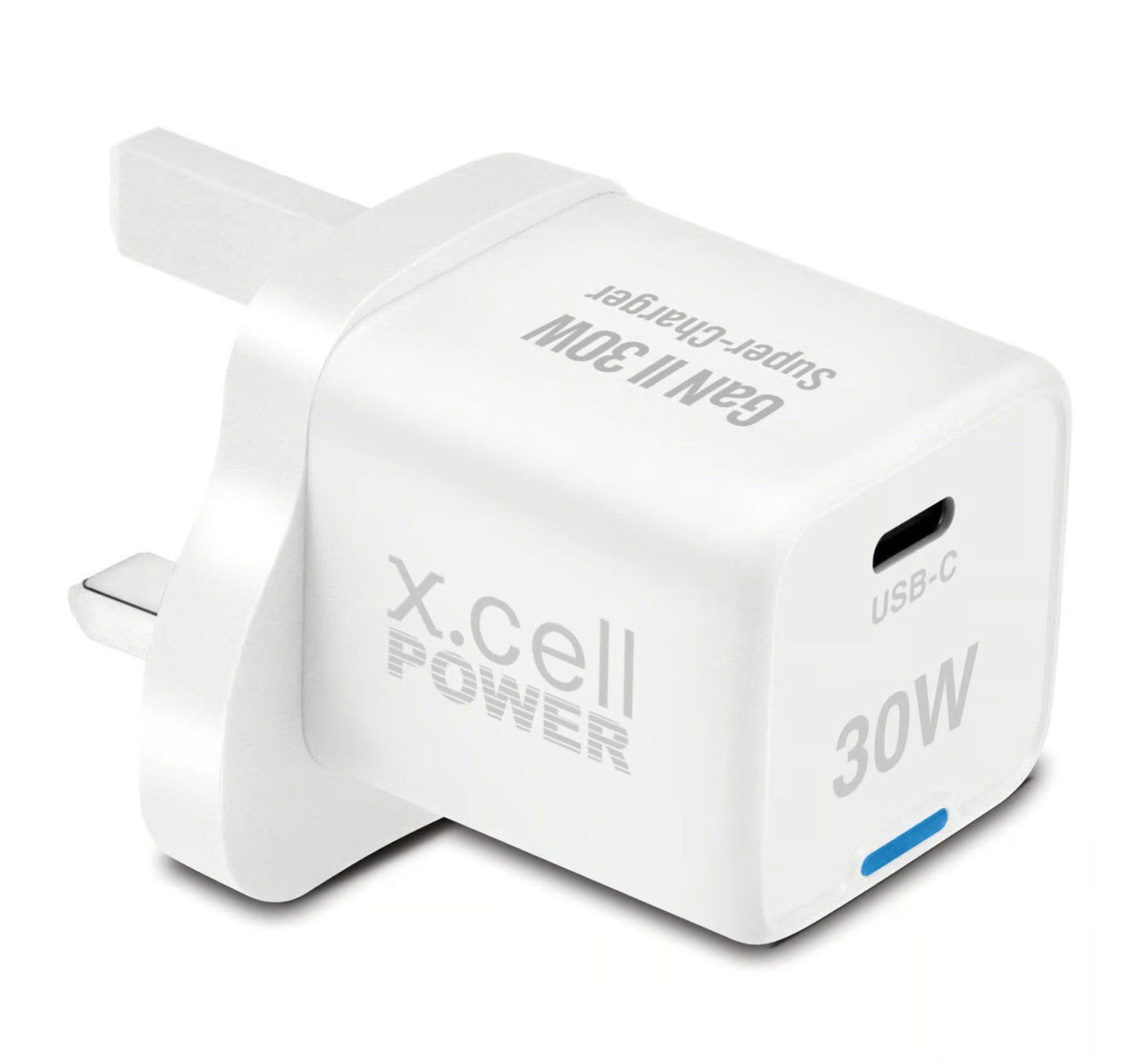 X.Cell Gan 2 Super Charger, 30W, White, XL-HC-30W-1C-GAN-PD-WHI Lulu Hypermarket