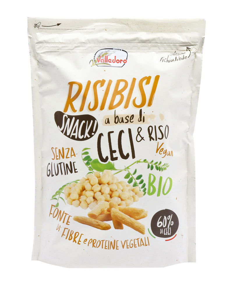 Valledoro Organic Extruded Snack With Chickpeas And Rice 80 g Lulu Hypermarket