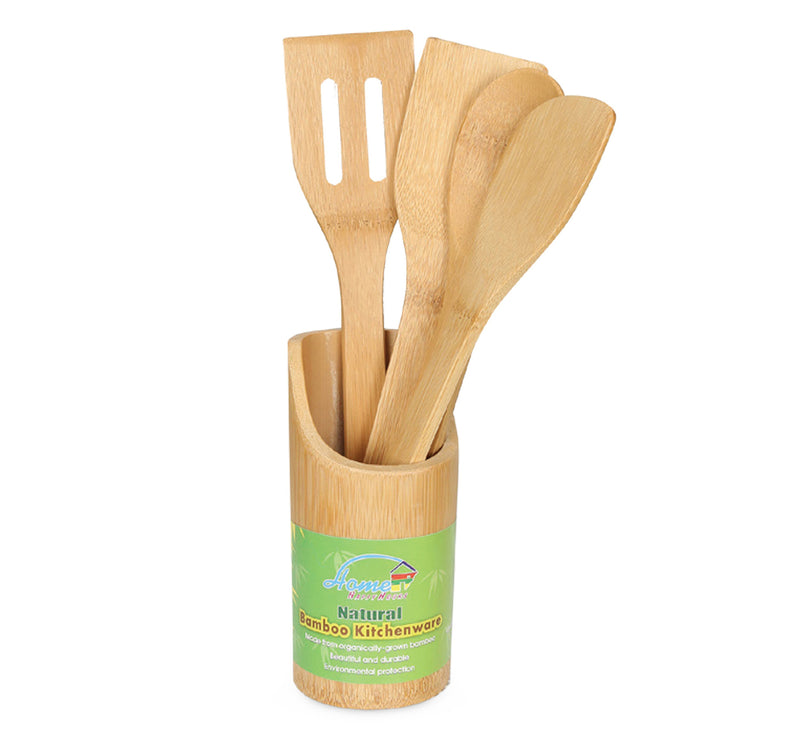 Home Bamboo Kitchen Set 5pcs A3A