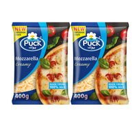 Puck Creamy Mozzarella Shredded Cheese Value Pack 2 x 180 g Lulu Hypermarket
