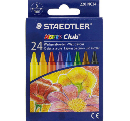 Staedtler Noris Club Wax Crayons 220NC24 24 Piece