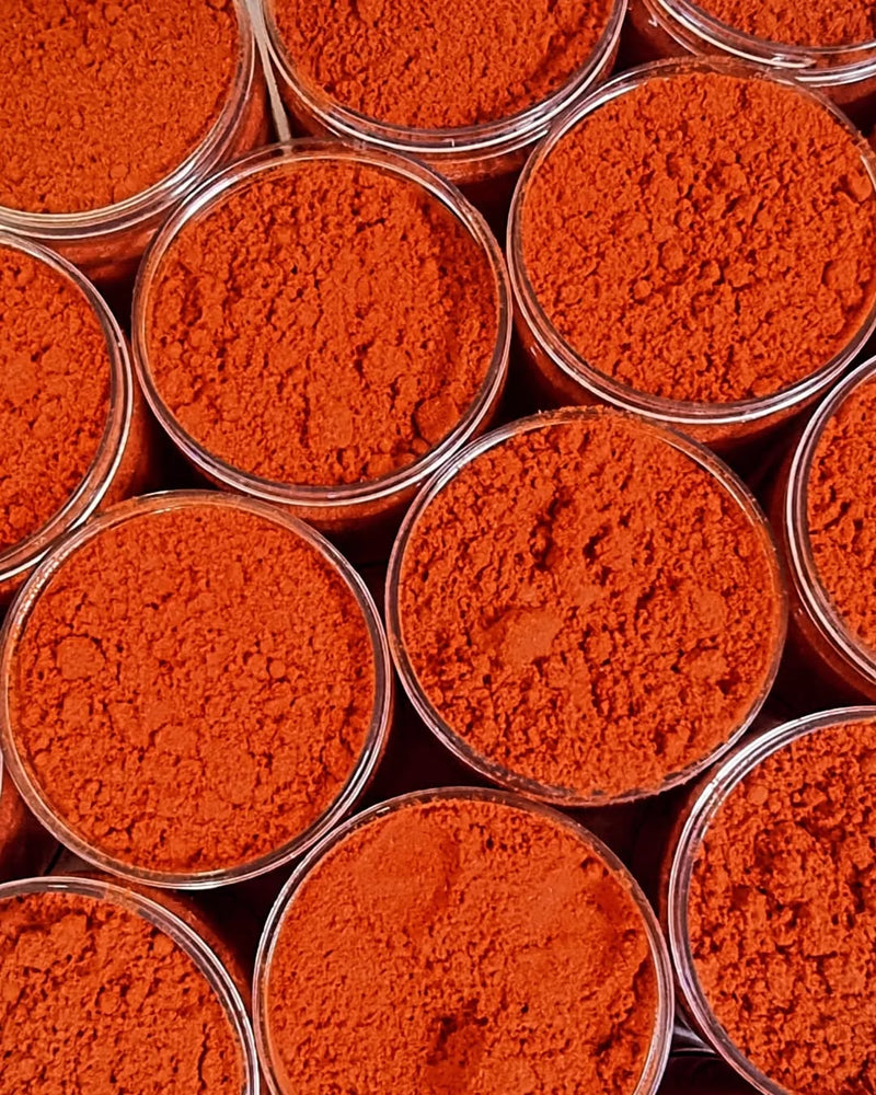 Red sweet pepper paprika spice Shefs