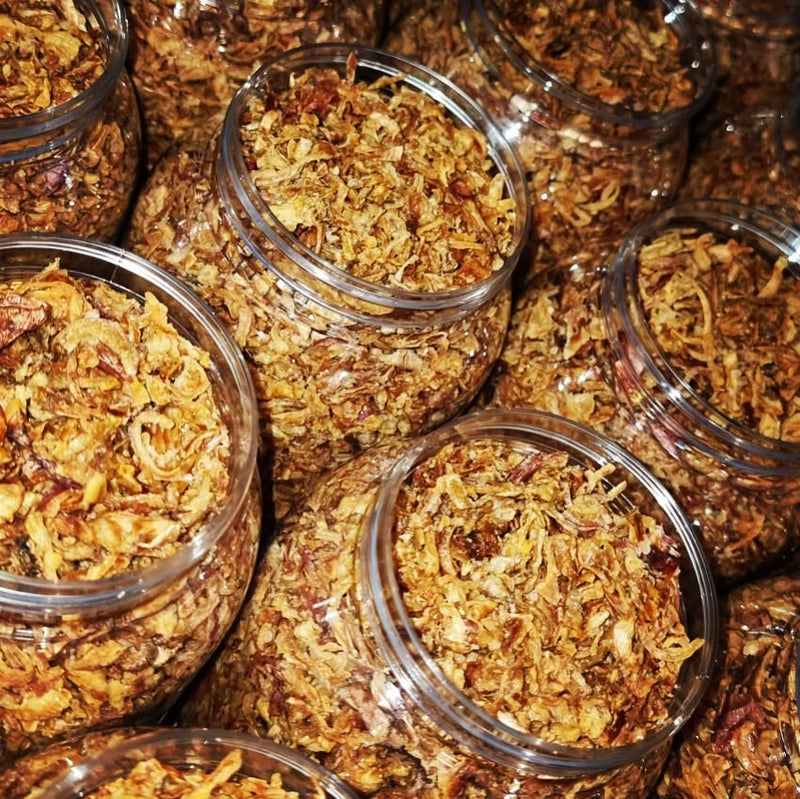 Fried dried onion slices Shefs