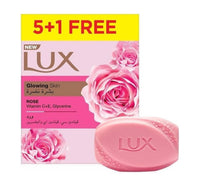 Lux Soap Glowing Skin Rose 120 g 5+1