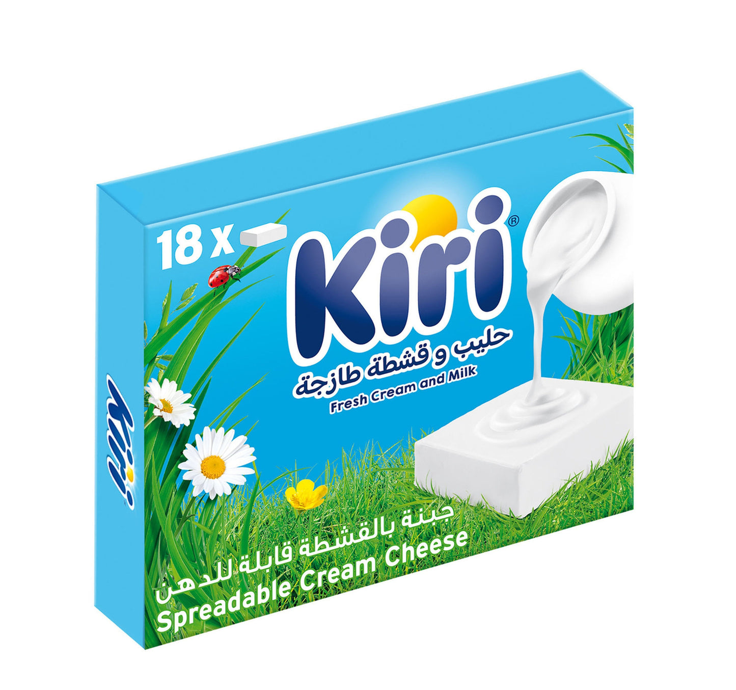 Kiri Spreadable Cream Cheese Squares 18 Portions 293 g Lulu Hypermarket