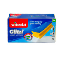 Vileda Glitzi Jumbo Bathroom Cleaner Sponge High Foam Scourer 1 pc
