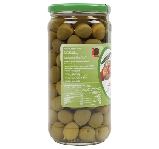 Coopoliva Green Olives 425 g