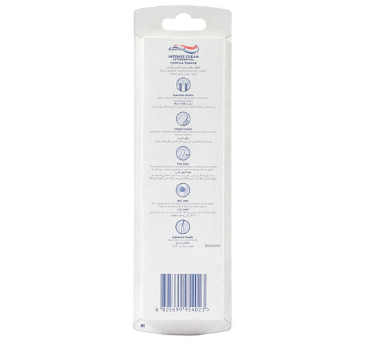 Aquafresh Intense Clean Interdental Medium Tooth Brush 1 + 1
