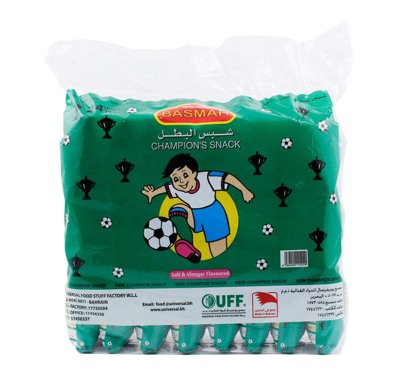 Basmah Salt & Vinegar Champion's Snack 24 x 12 g