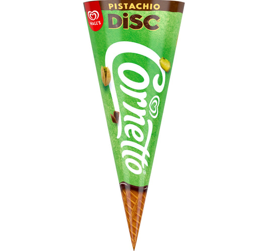 Wall's Pistachio Disc Cornetto Ice Cream 130 ml Lulu Hypermarket